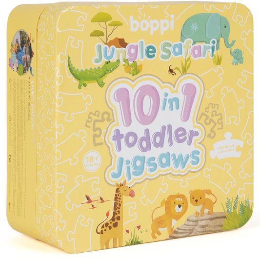 Boppi 10 in 1 Toddler Jigsaw - Jungle Safari
