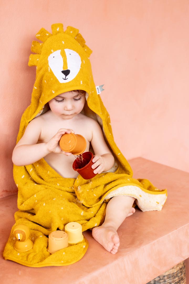 Trixie Hooded Towel - 75cm x 75cm - Mr Lion