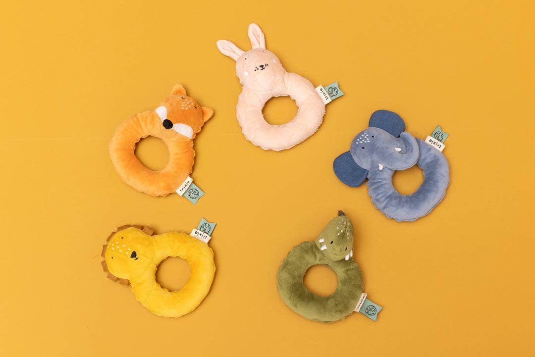 Trixie Round Rattle - Mrs Rabbit