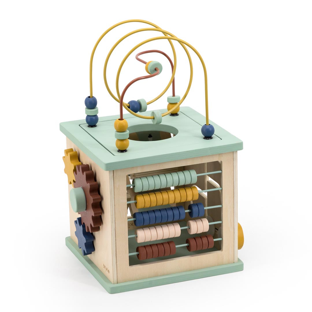 Trixie Wooden Activity Cube 5 in 1