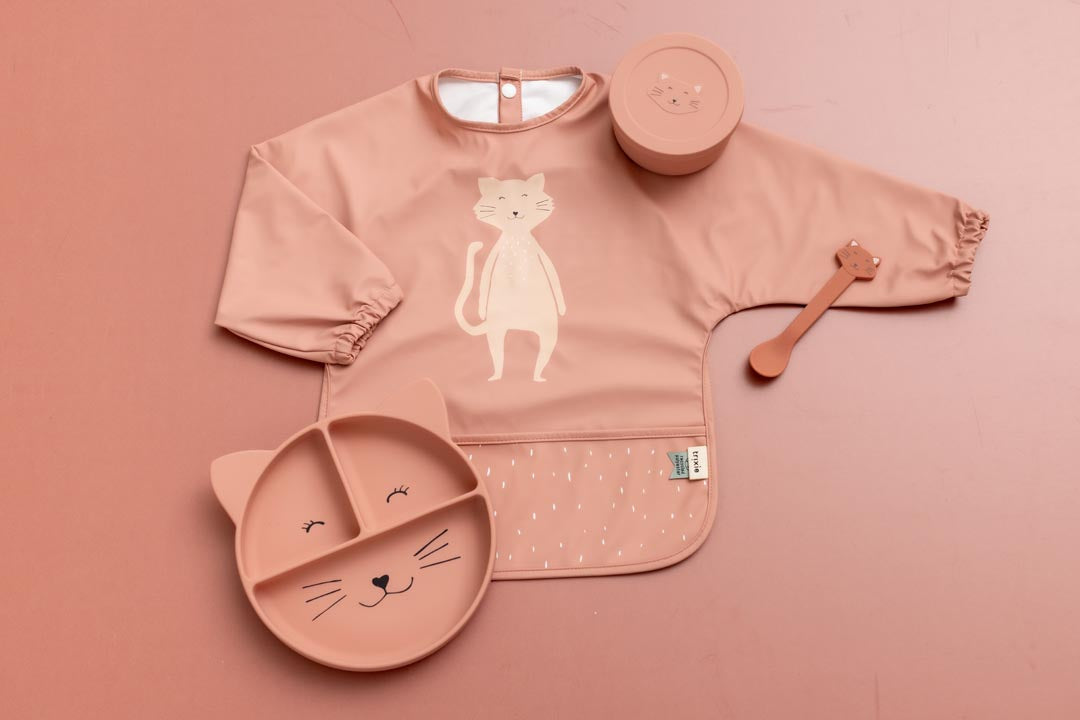 Trixie Long Sleeved Bib - Mrs Cat