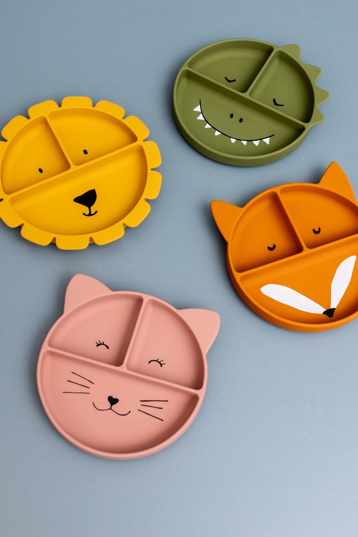 Trixie Silicone Divided Suction Plate - Mr Fox