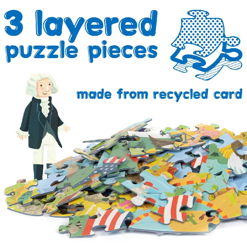 Boppi USA Map Jigsaw