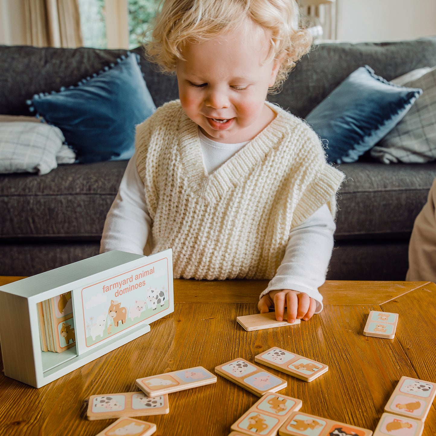 Orange Tree Toys Farmyard Dominoes