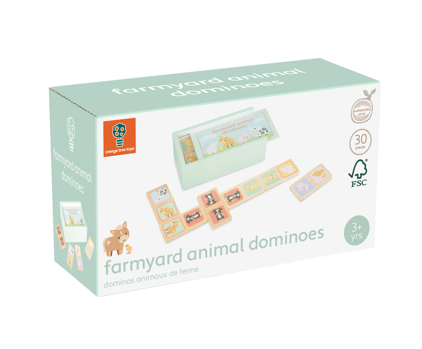 Orange Tree Toys Farmyard Dominoes