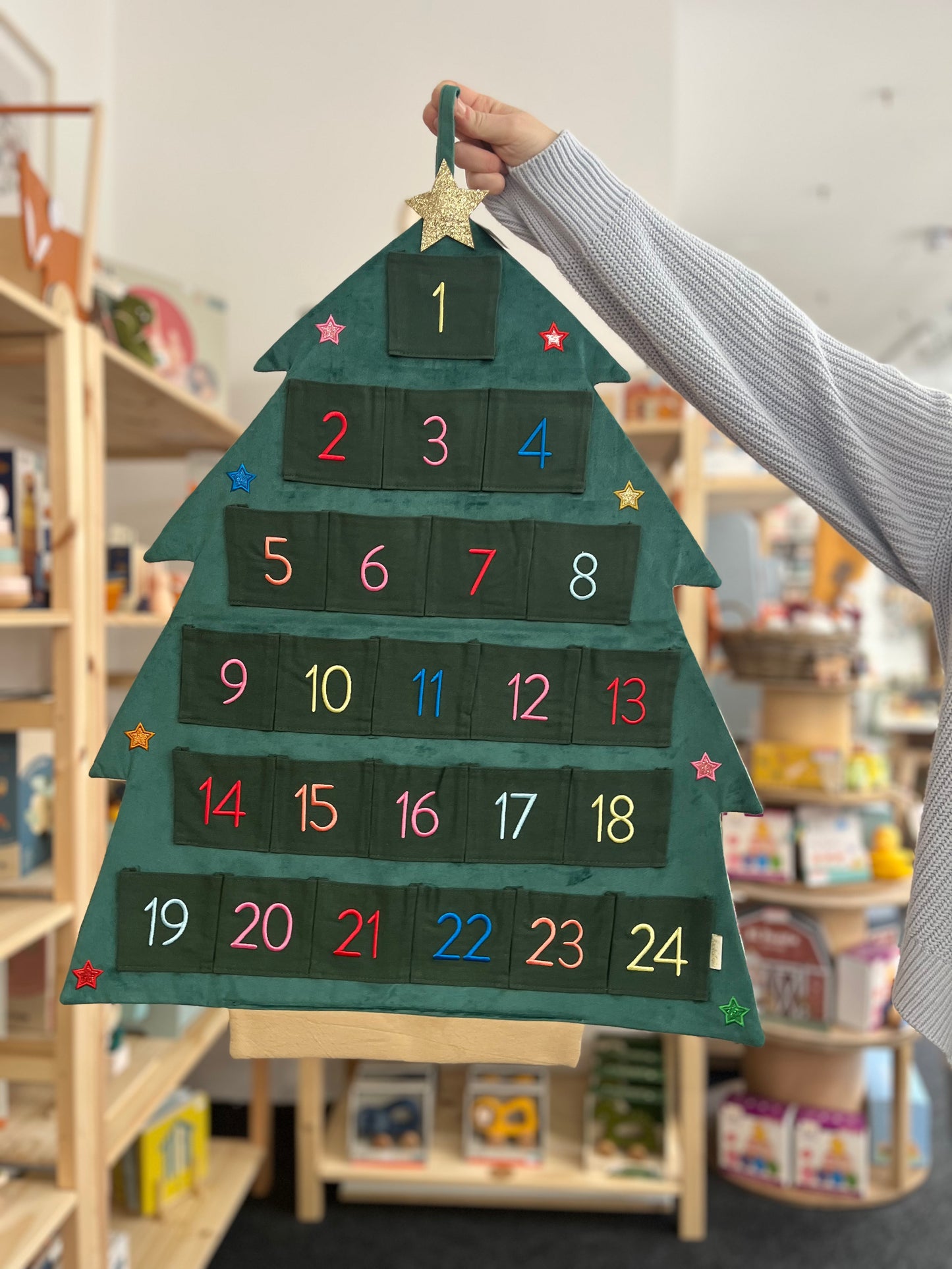 Rockahula Resuable Advent Calendar - Starry Christmas Tree