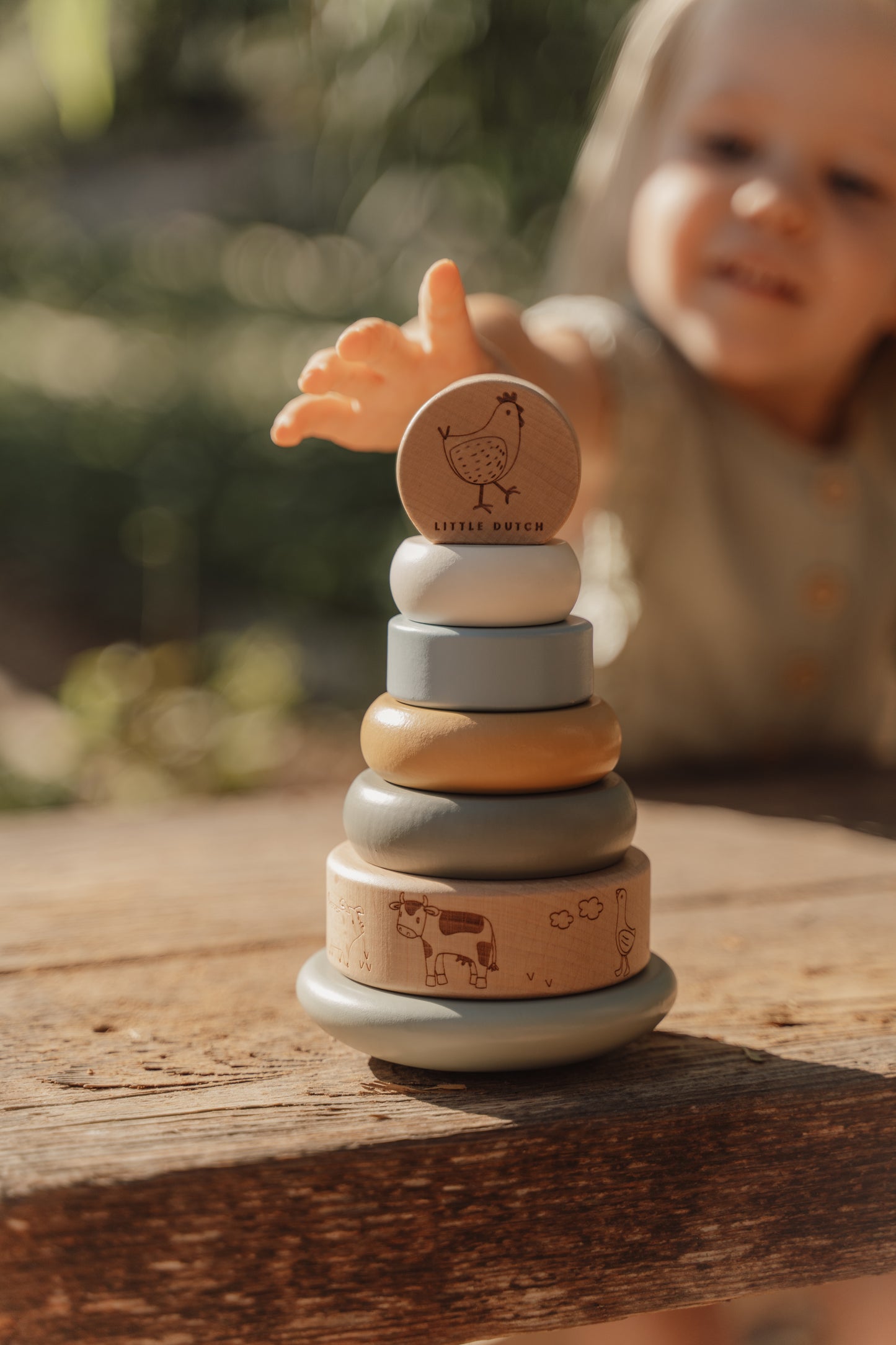 Little Dutch Rocking Ring Stacker - Little Farm