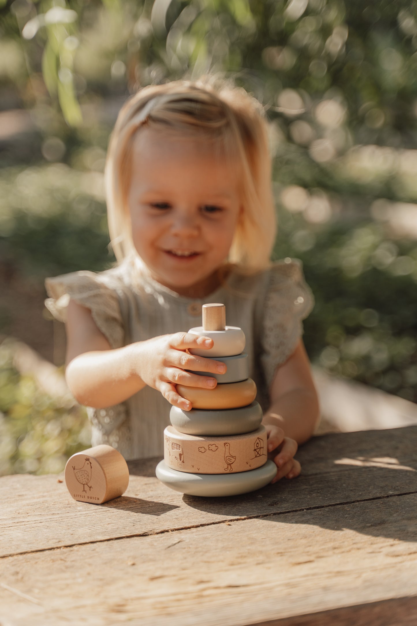 Little Dutch Rocking Ring Stacker - Little Farm