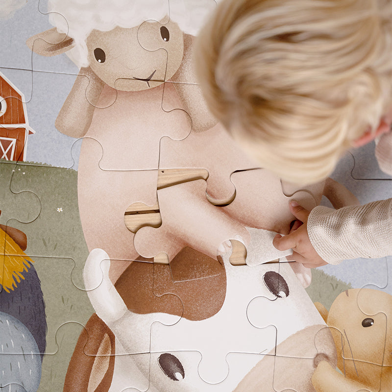 Little Dutch XL Floor Puzzle - Little Farm