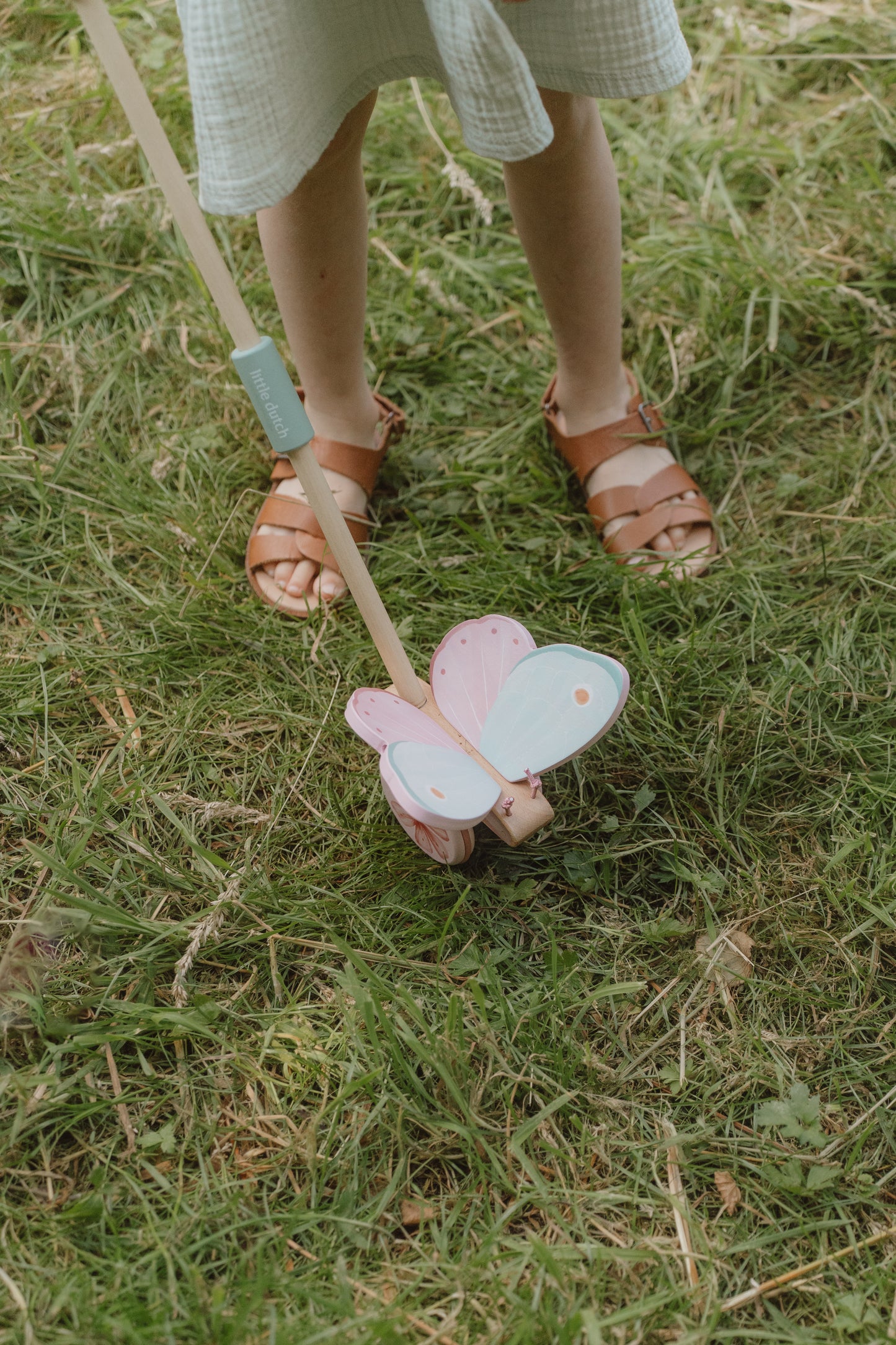 Little Dutch Push Along Butterfly - Fairy Garden