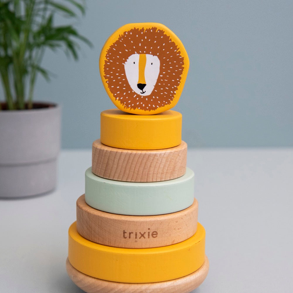 Trixie Wooden Stacking Toy - Mr Lion