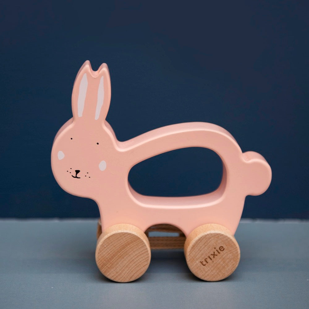 Trixie Wooden Pull Along - Mrs Rabbit