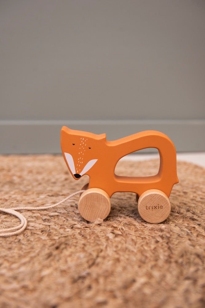 Trixie Wooden Pull Along - Mr Fox