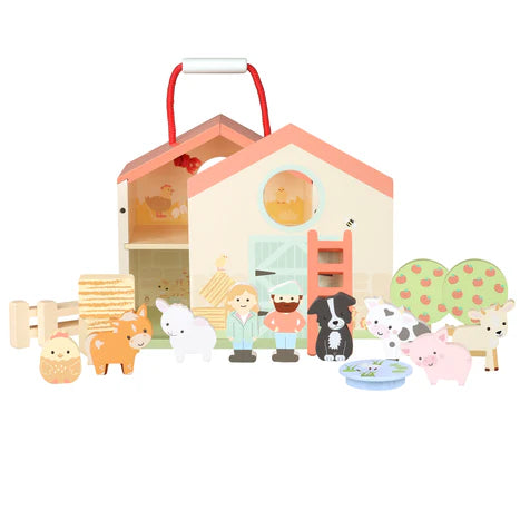Orange Tree Toys Farmyard Play Set