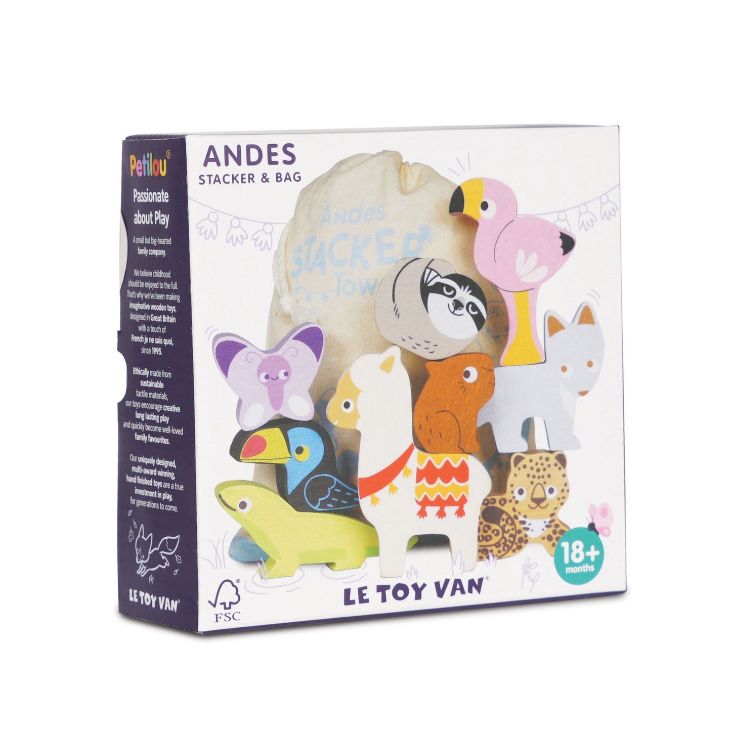 Le Toy Van Andes Stacking Animals