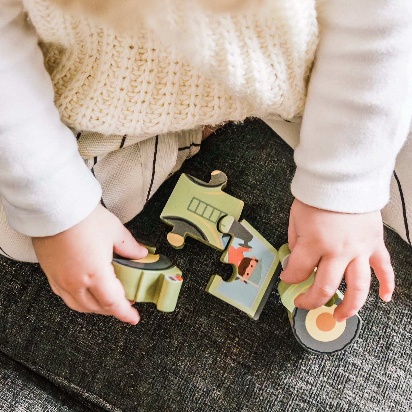 Orange Tree Toys Wooden Puzzle - Tractor