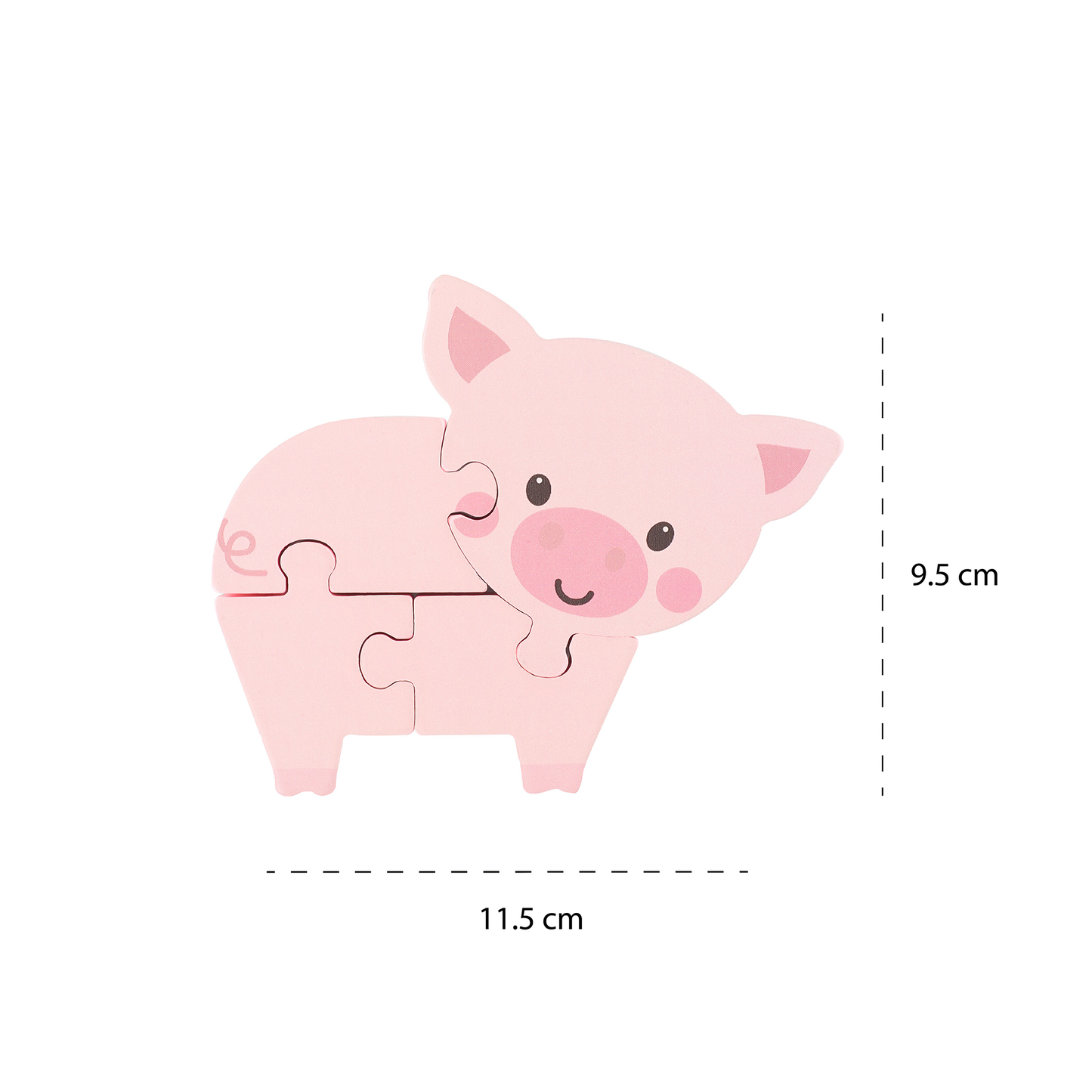 Orange Tree Toys Wooden Puzzle - Pig
