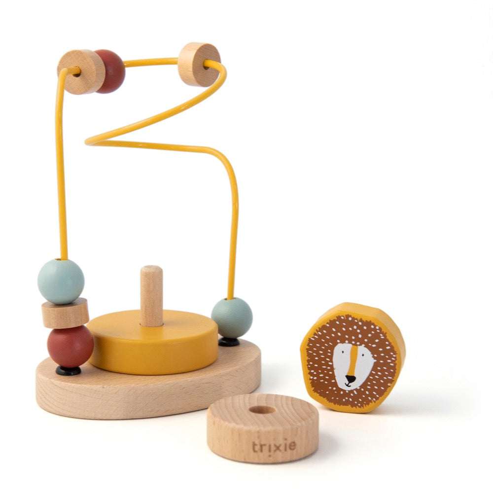 Trixie Wooden Bead Maze - Mr Lion