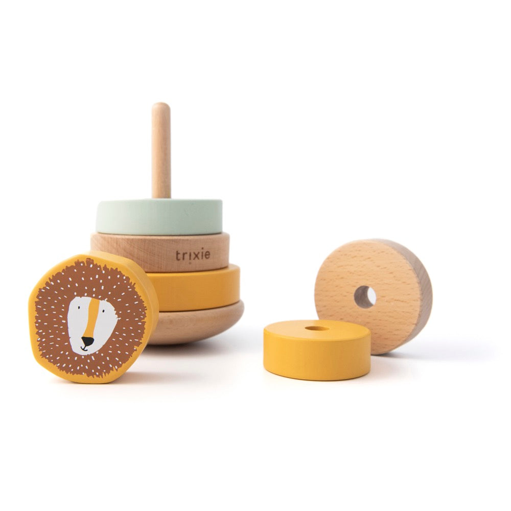 Trixie Wooden Stacking Toy - Mr Lion
