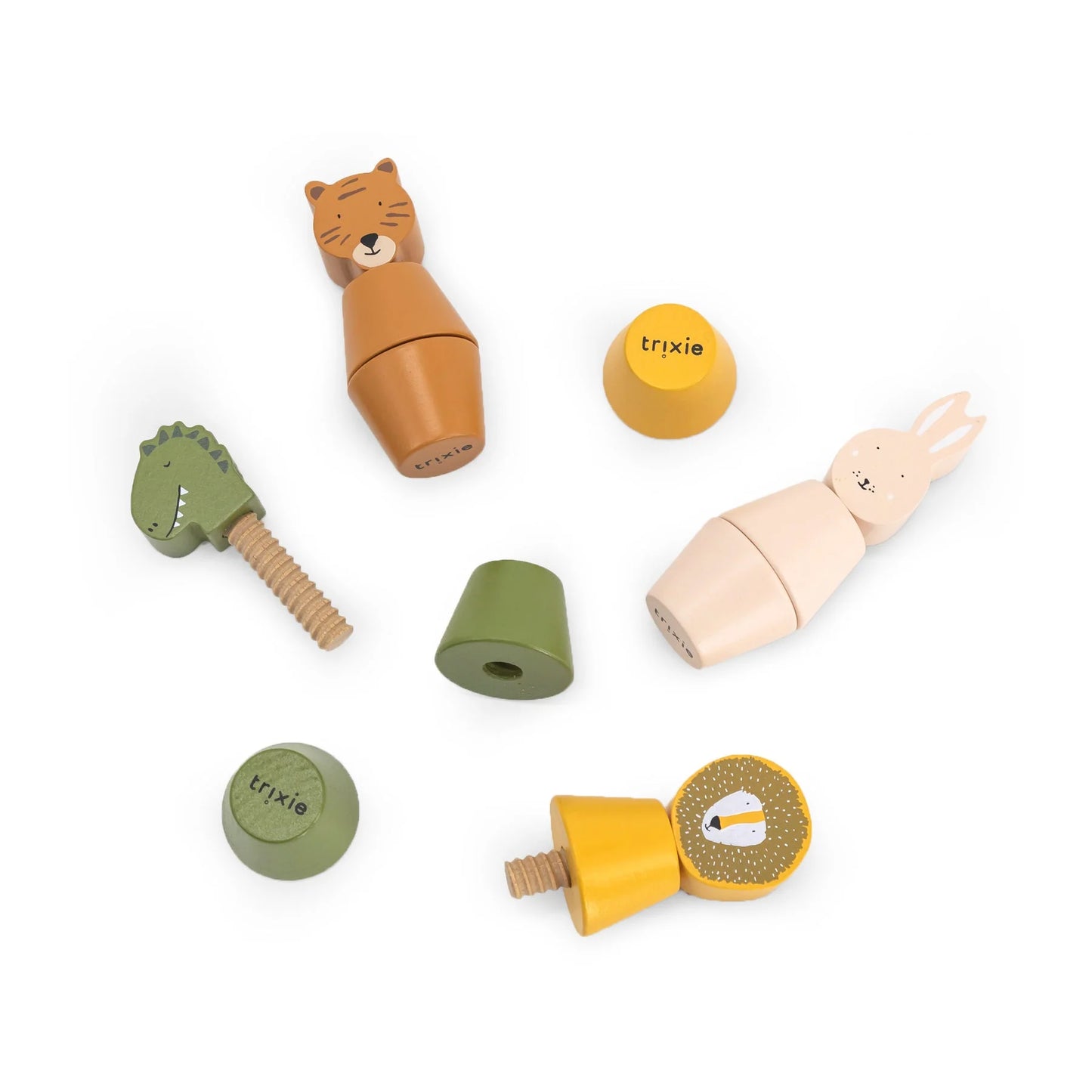 Trixie Wooden Twist Animals