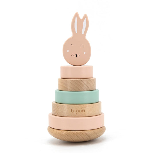 Trixie Wooden Stacking Toy - Mrs Rabbit