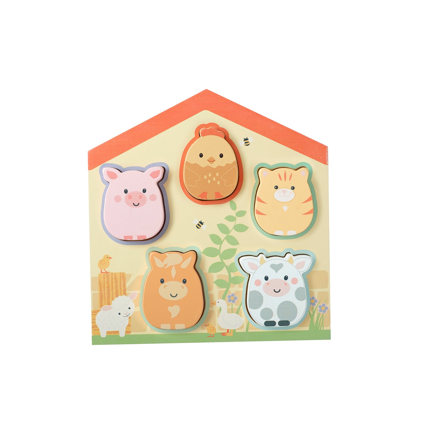 Orange Tree Toys Farmyard Barn Puzzle