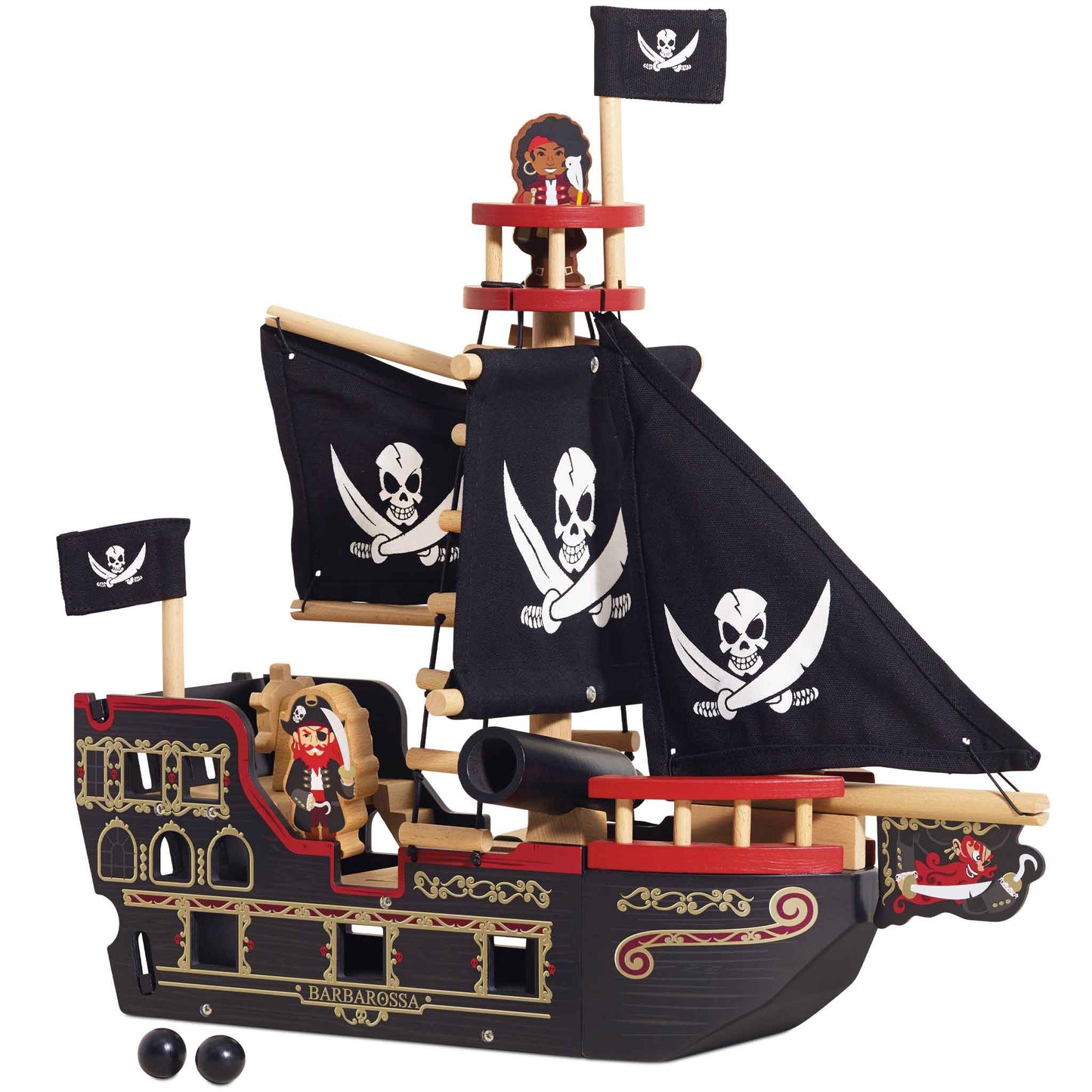 Le Toy Van Barbarossa Pirate Ship