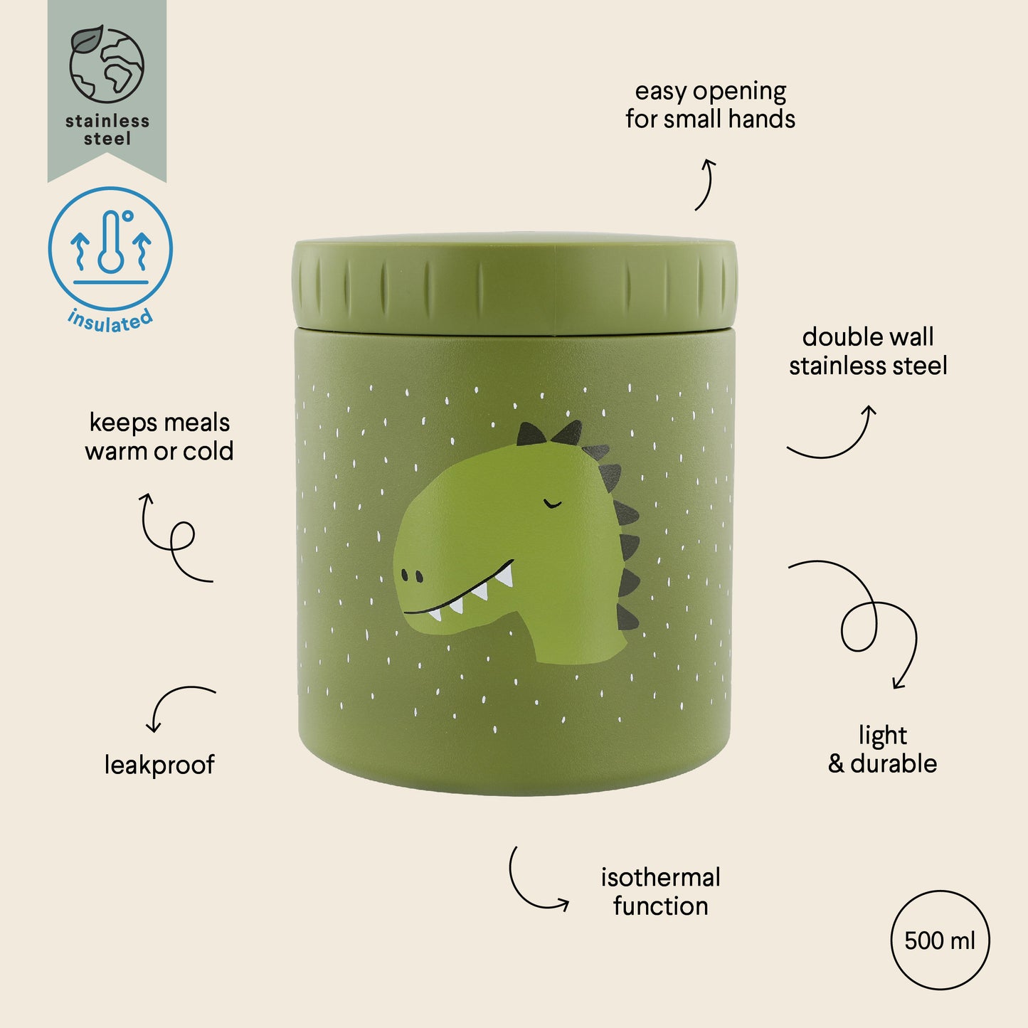 Trixie Insulated Lunch Pot - Mr Dino