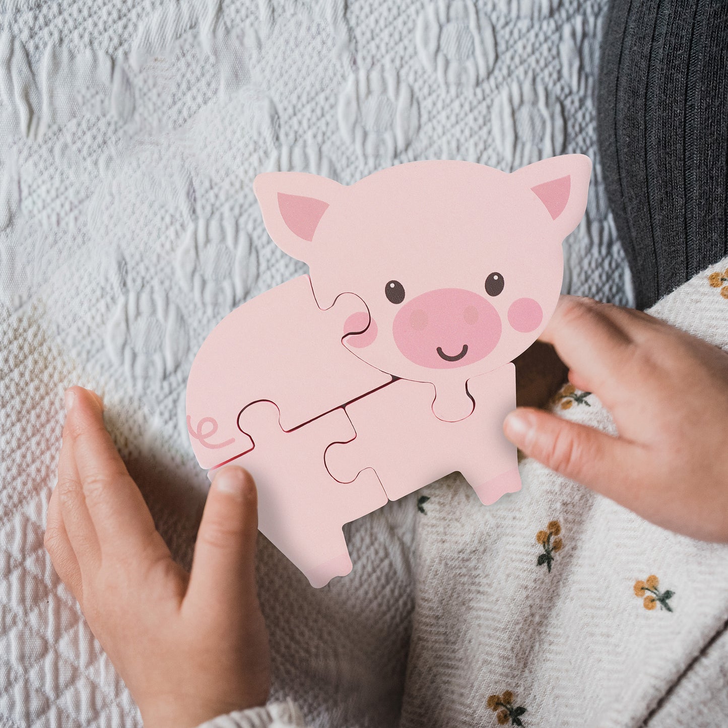Orange Tree Toys Wooden Puzzle - Pig