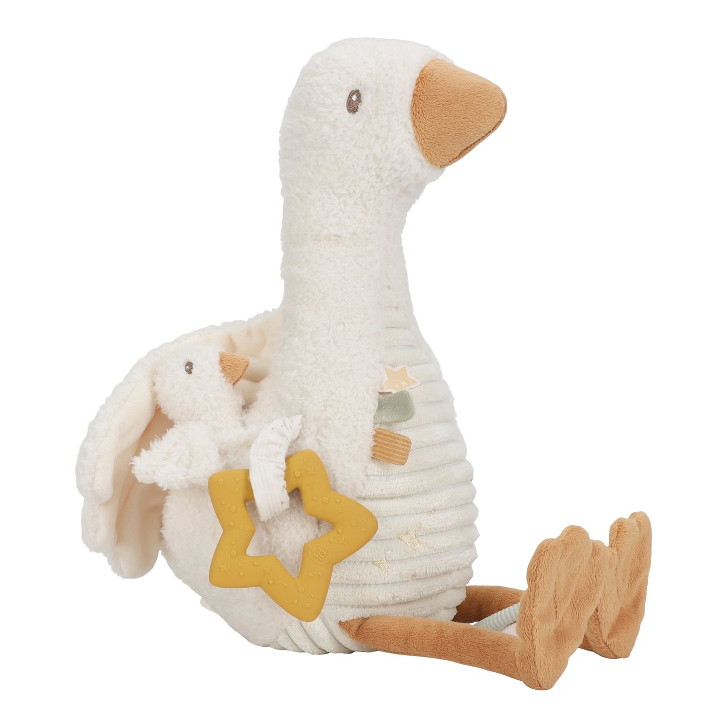 Little Dutch Activity Cuddle Goose - Newborn Naturals