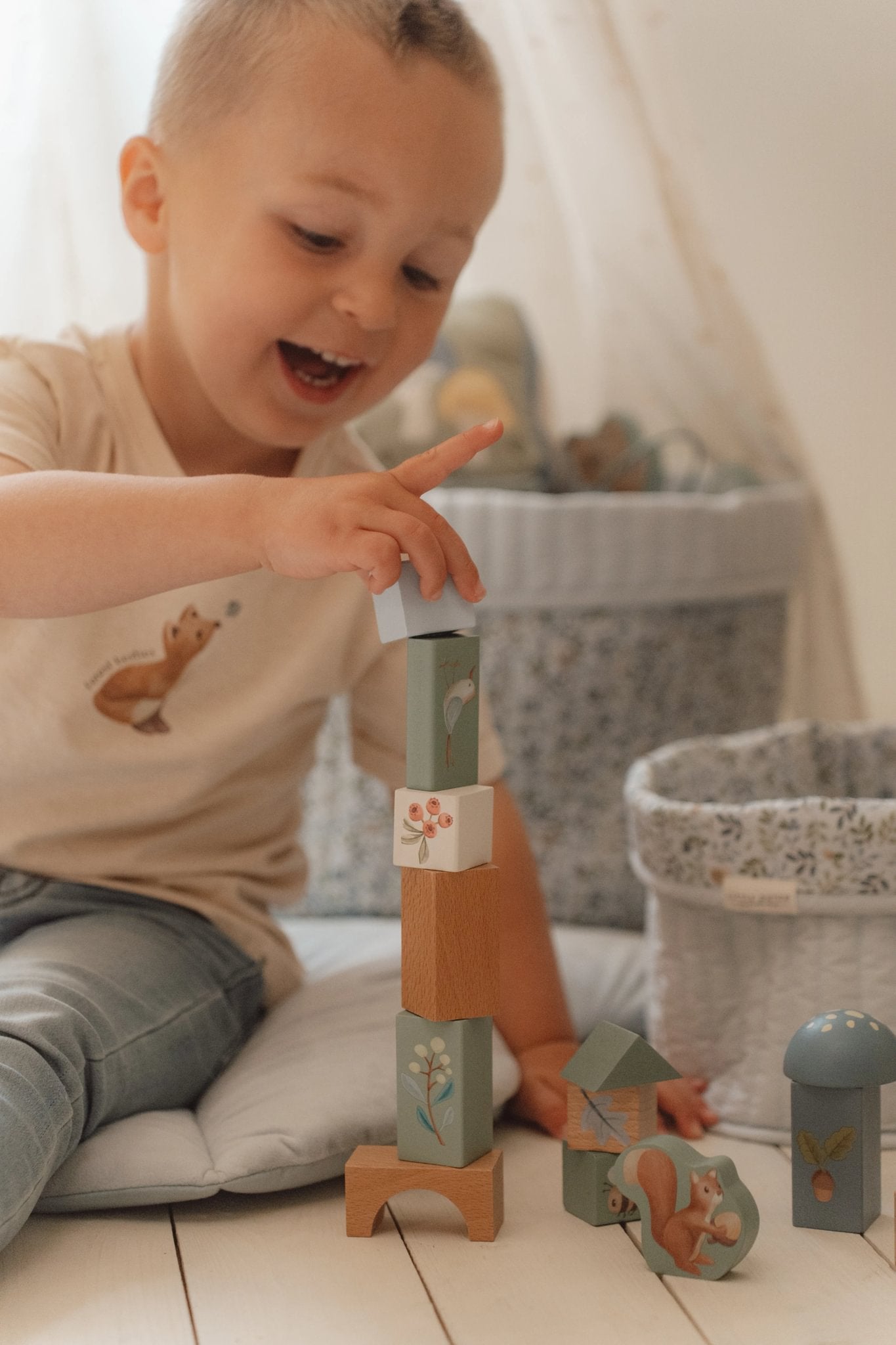 Little Dutch Building Blocks - Forest Friends