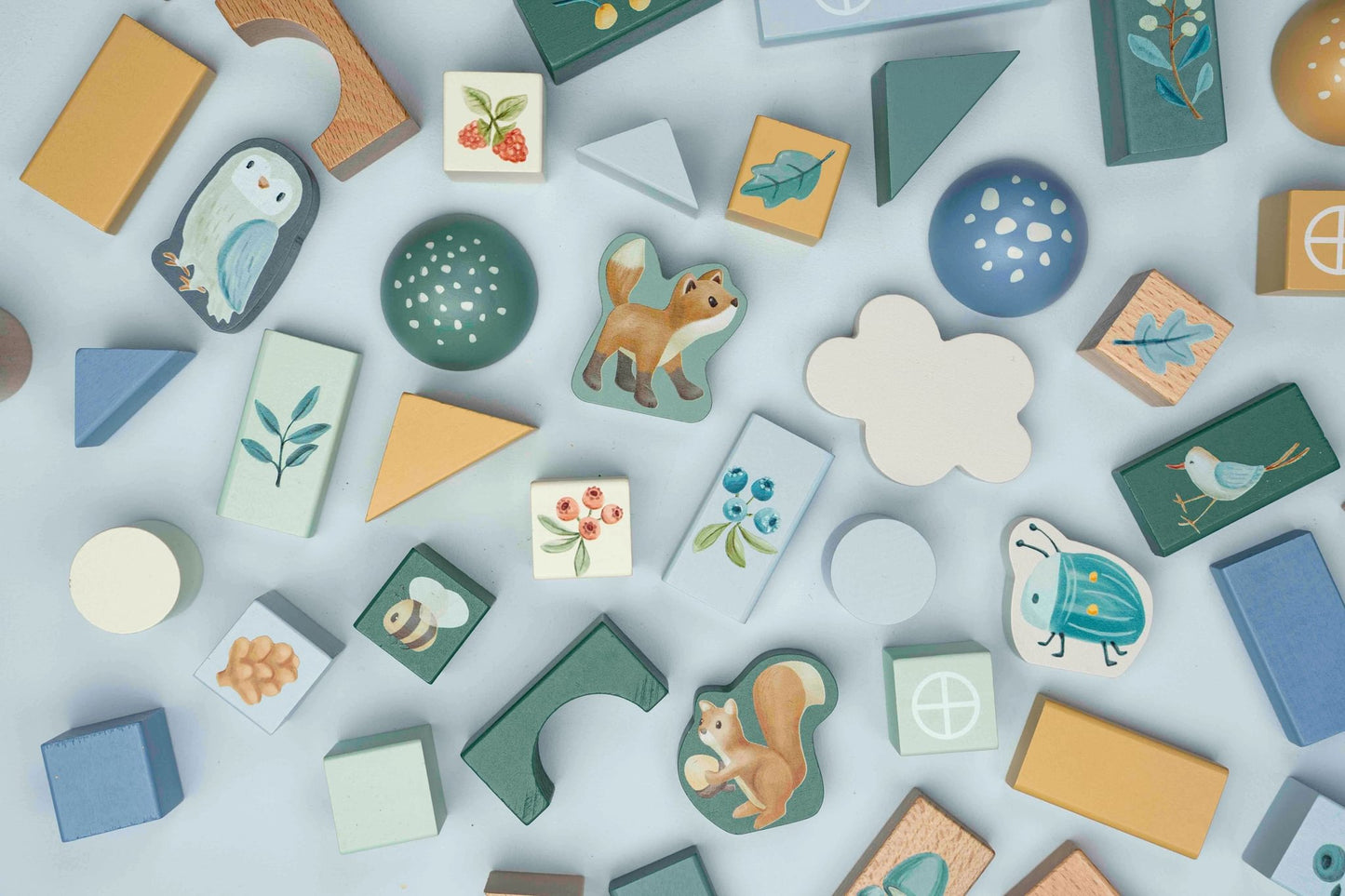 Little Dutch Building Blocks - Forest Friends