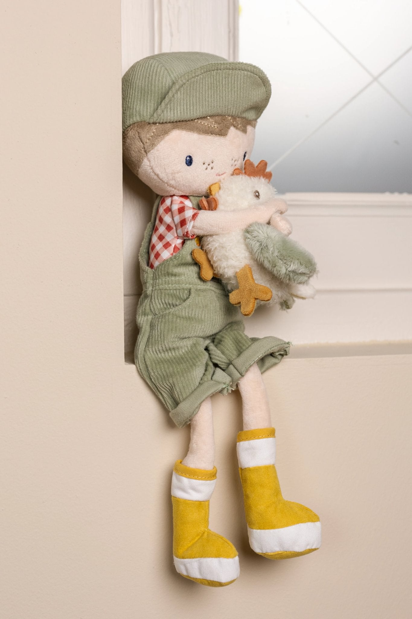 Little Dutch Farmer Jim with Chicken Cuddle Doll