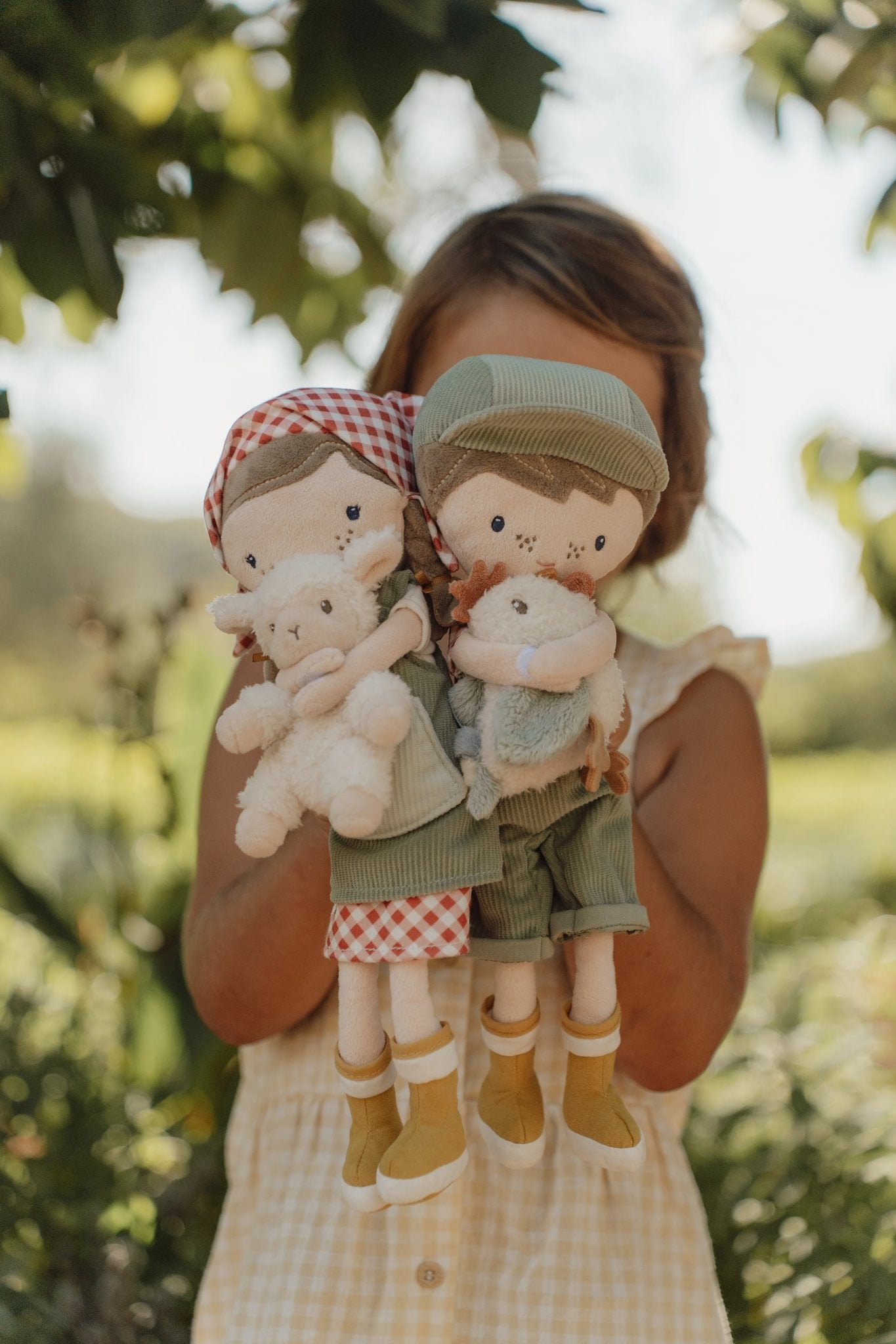 Little Dutch Farmer Jim with Chicken Cuddle Doll