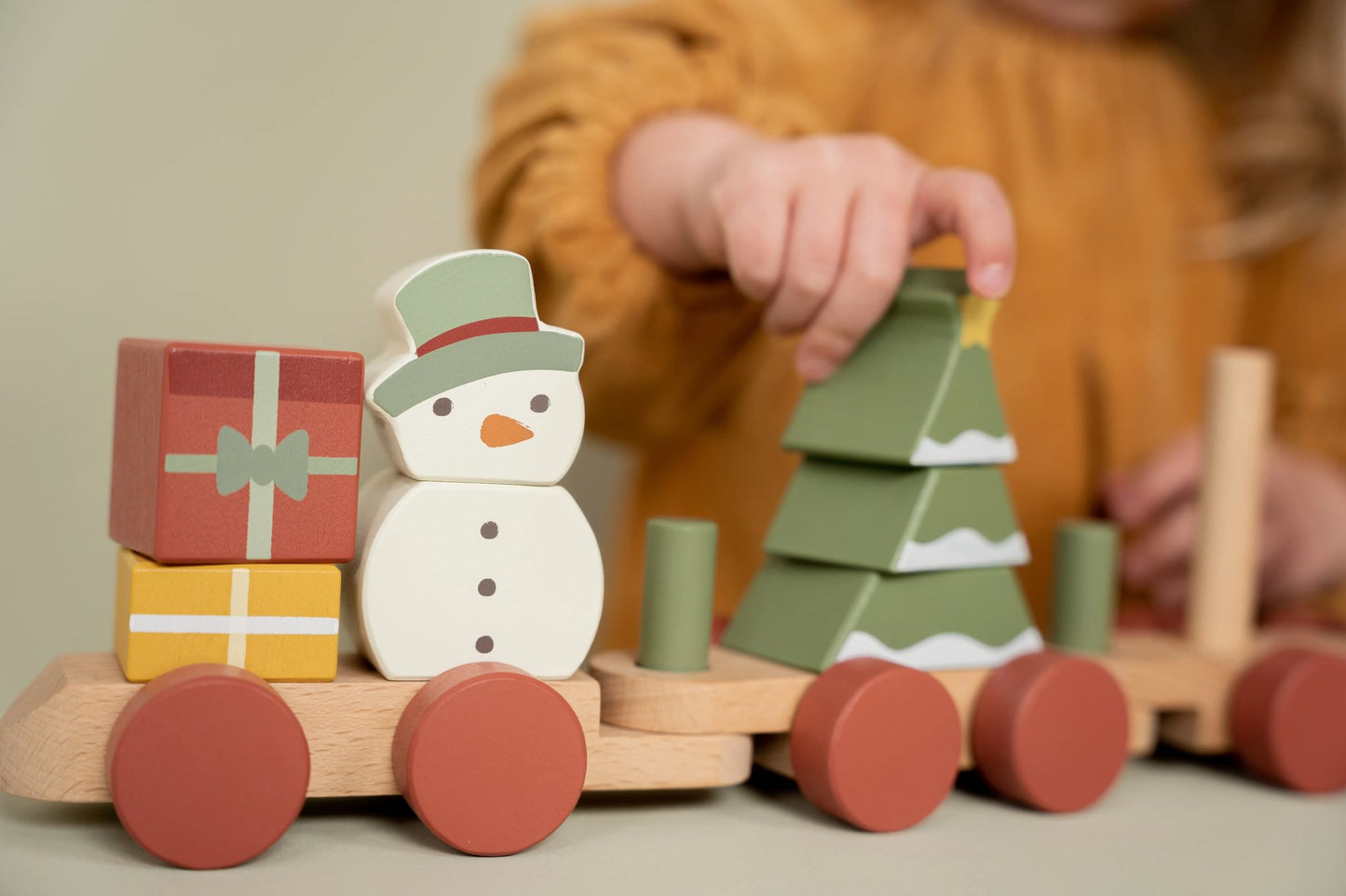 Little Dutch Christmas Stacking Train