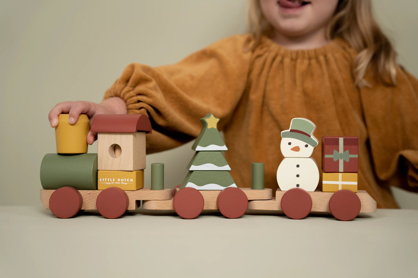 Little Dutch Christmas Stacking Train