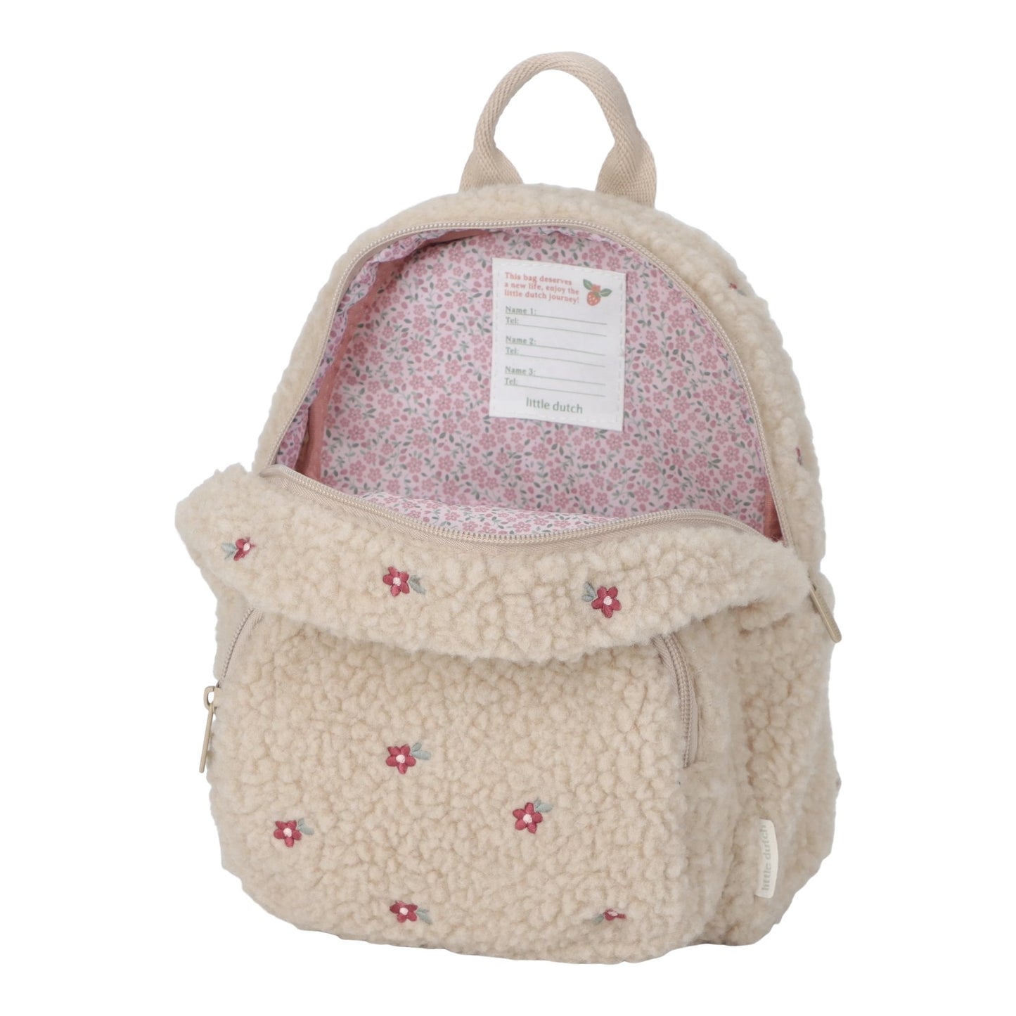 Little Dutch Teddy Backpack - Fairy Garden