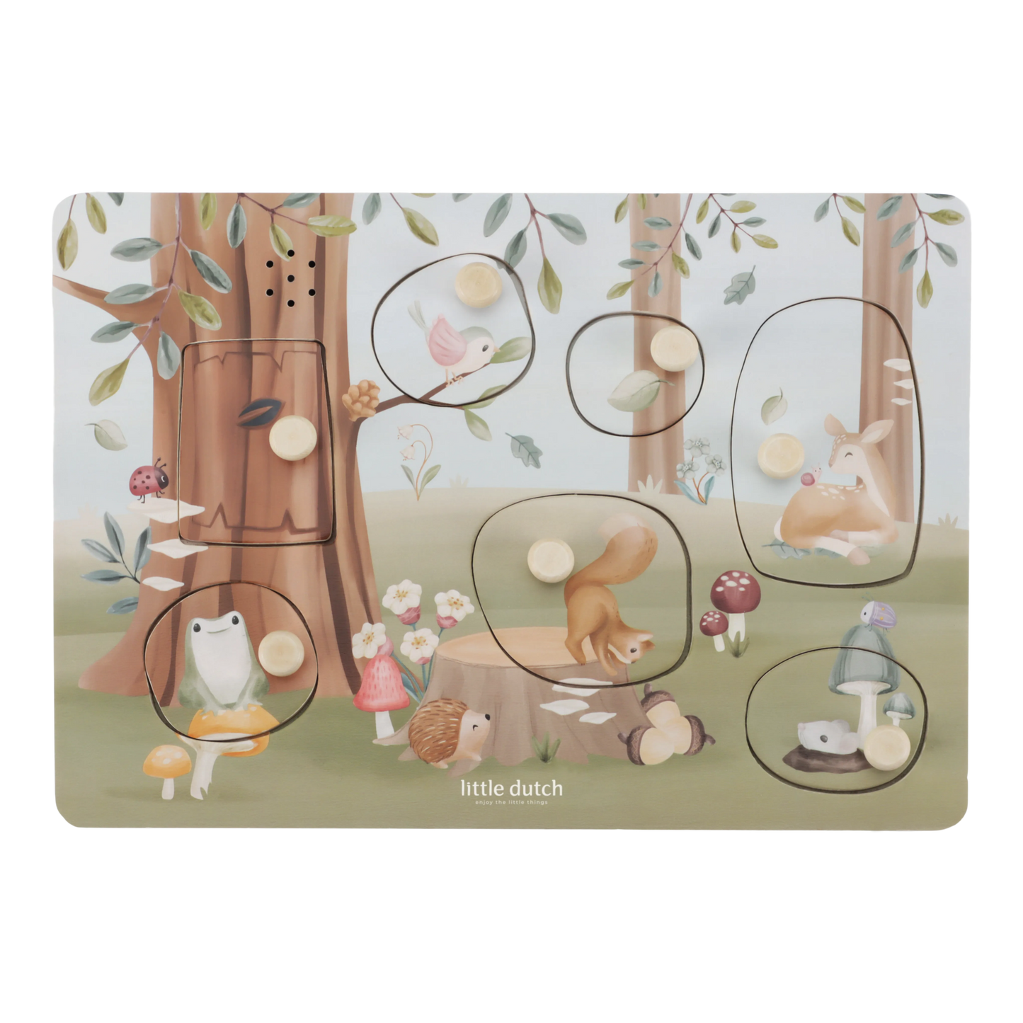 Little Dutch Sound Puzzle - Forest Friends
