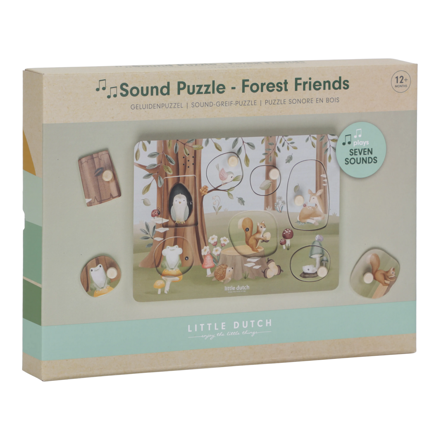 Little Dutch Sound Puzzle - Forest Friends