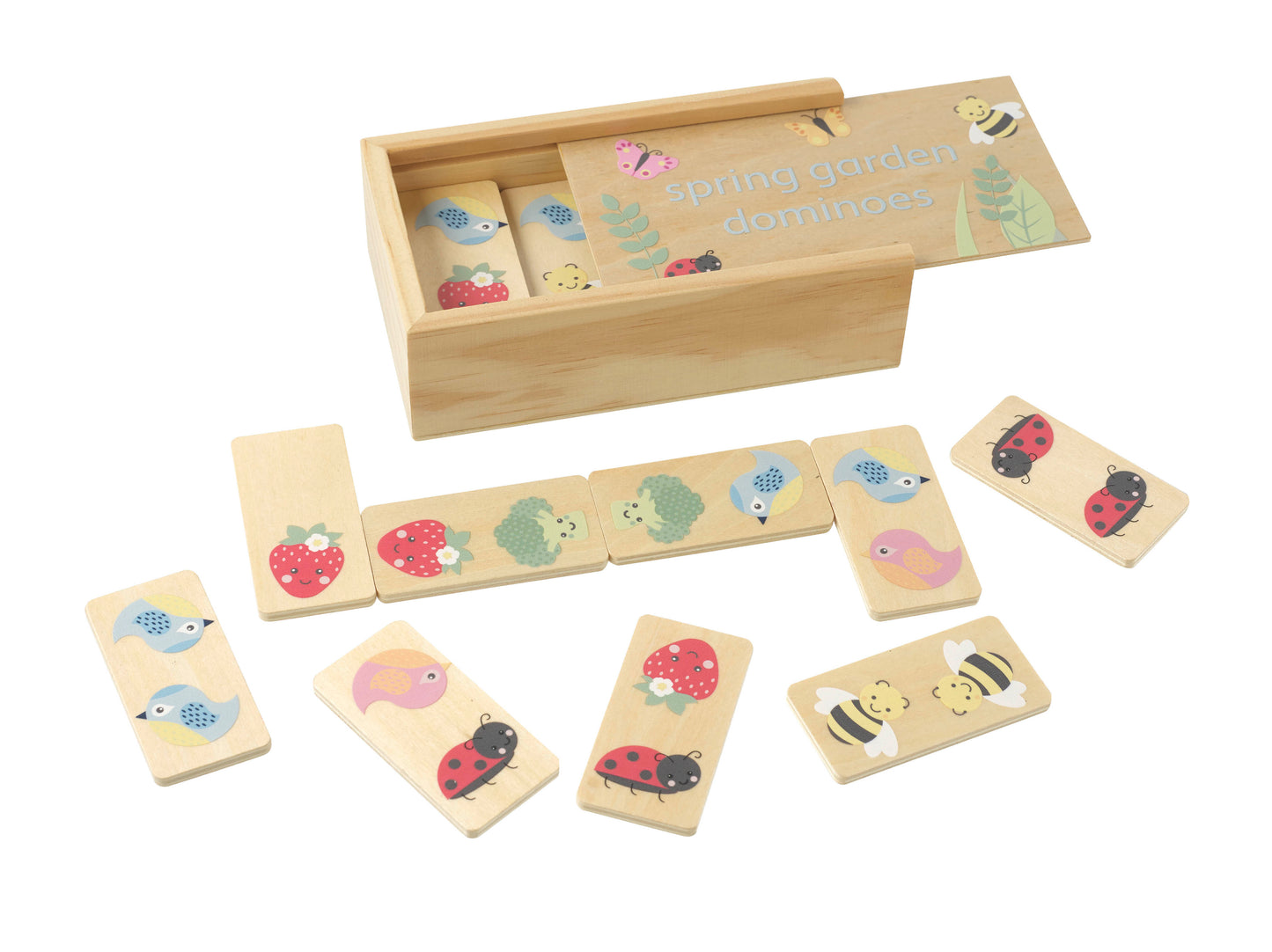 Orange Tree Toys Spring Garden Dominoes