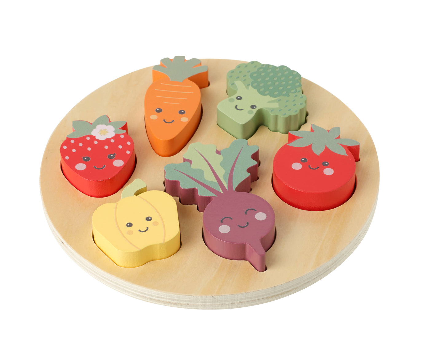 Orange Tree Toys Happy Veggies Puzzle