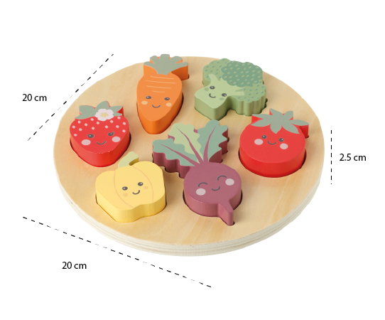 Orange Tree Toys Happy Veggies Puzzle