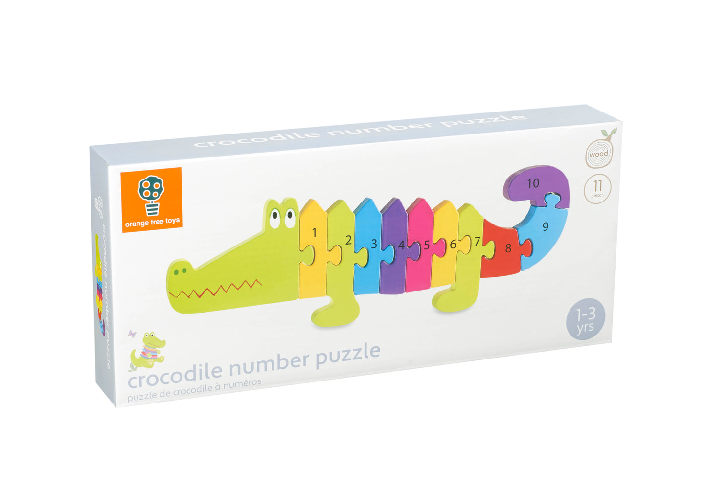 Orange Tree Toys Crocodile Number Puzzle