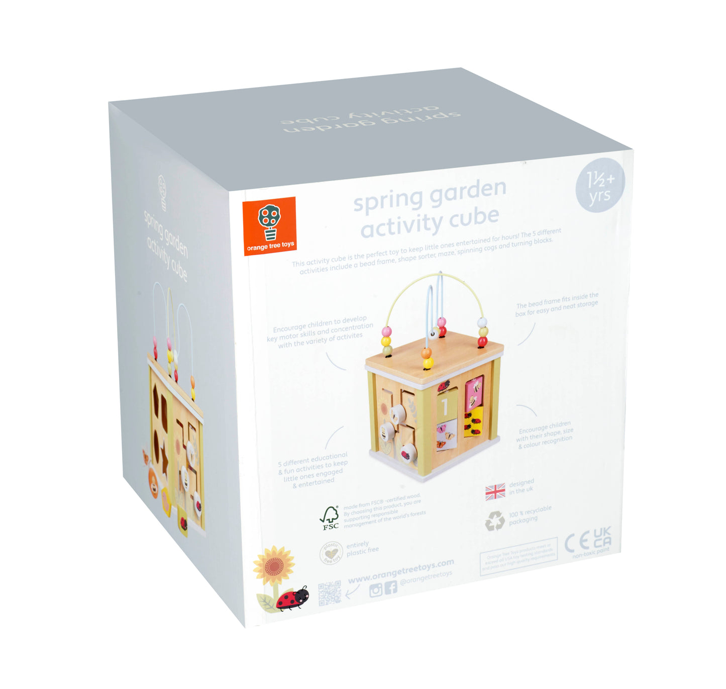 Orange Tree Toys Spring Garden Activity Cube