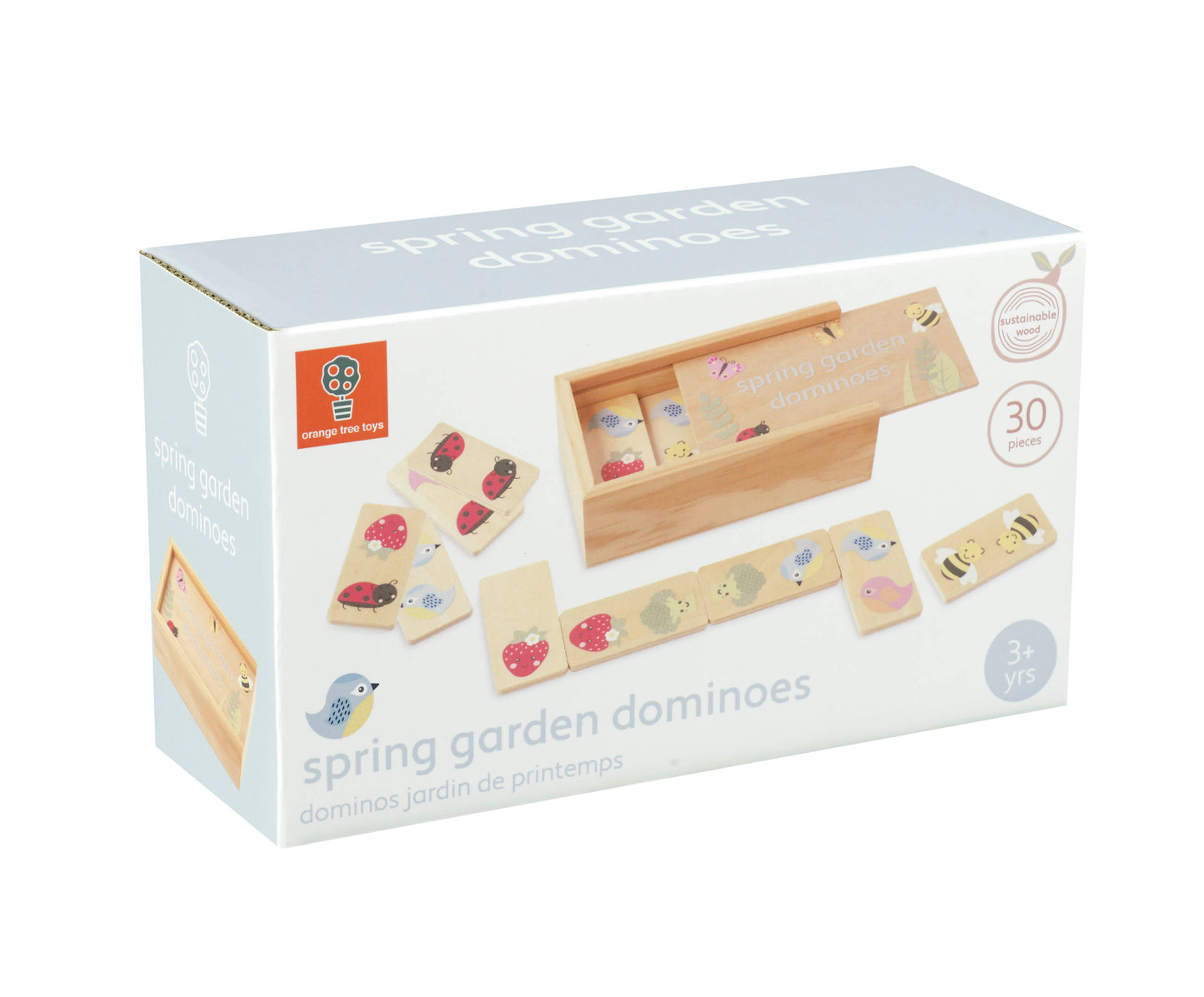 Orange Tree Toys Spring Garden Dominoes