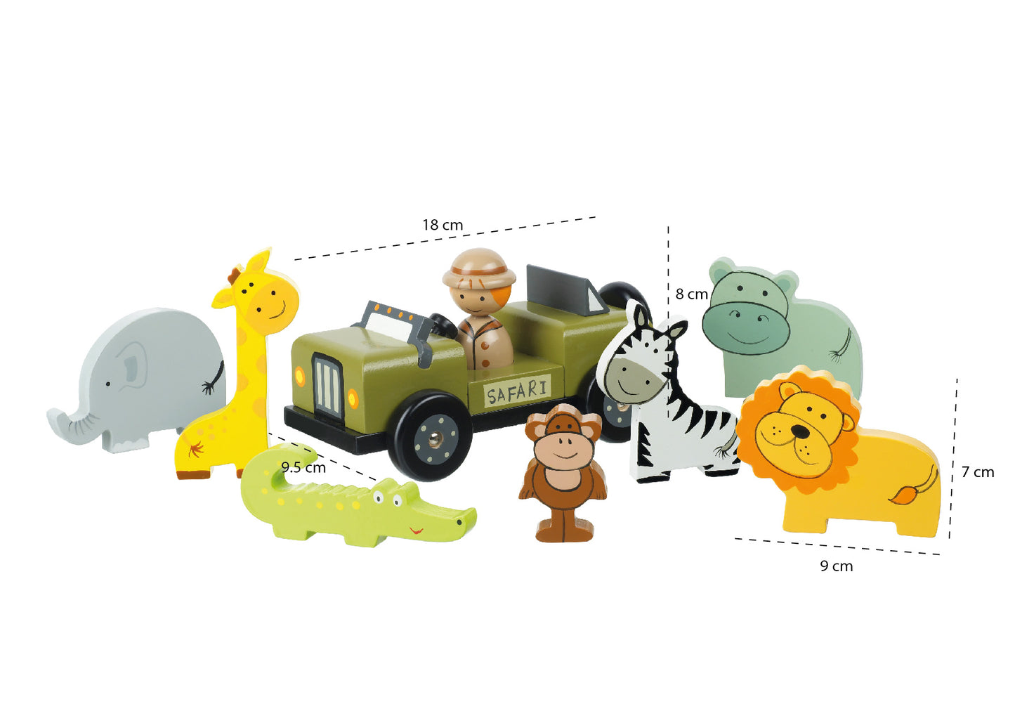 Orange Tree Toys Safari Jungle Set