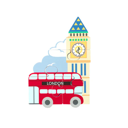 Orange Tree Toys - Mini Puzzle - London Bus