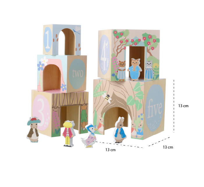 Orange Tree Toys Peter Rabbit Stacking Cubes