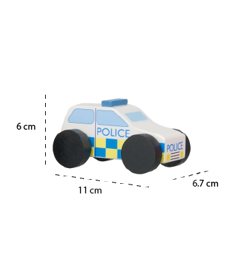 Orange Tree Toys Police Car