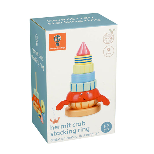 Orange Tree Toys Hermit Stacking Crab